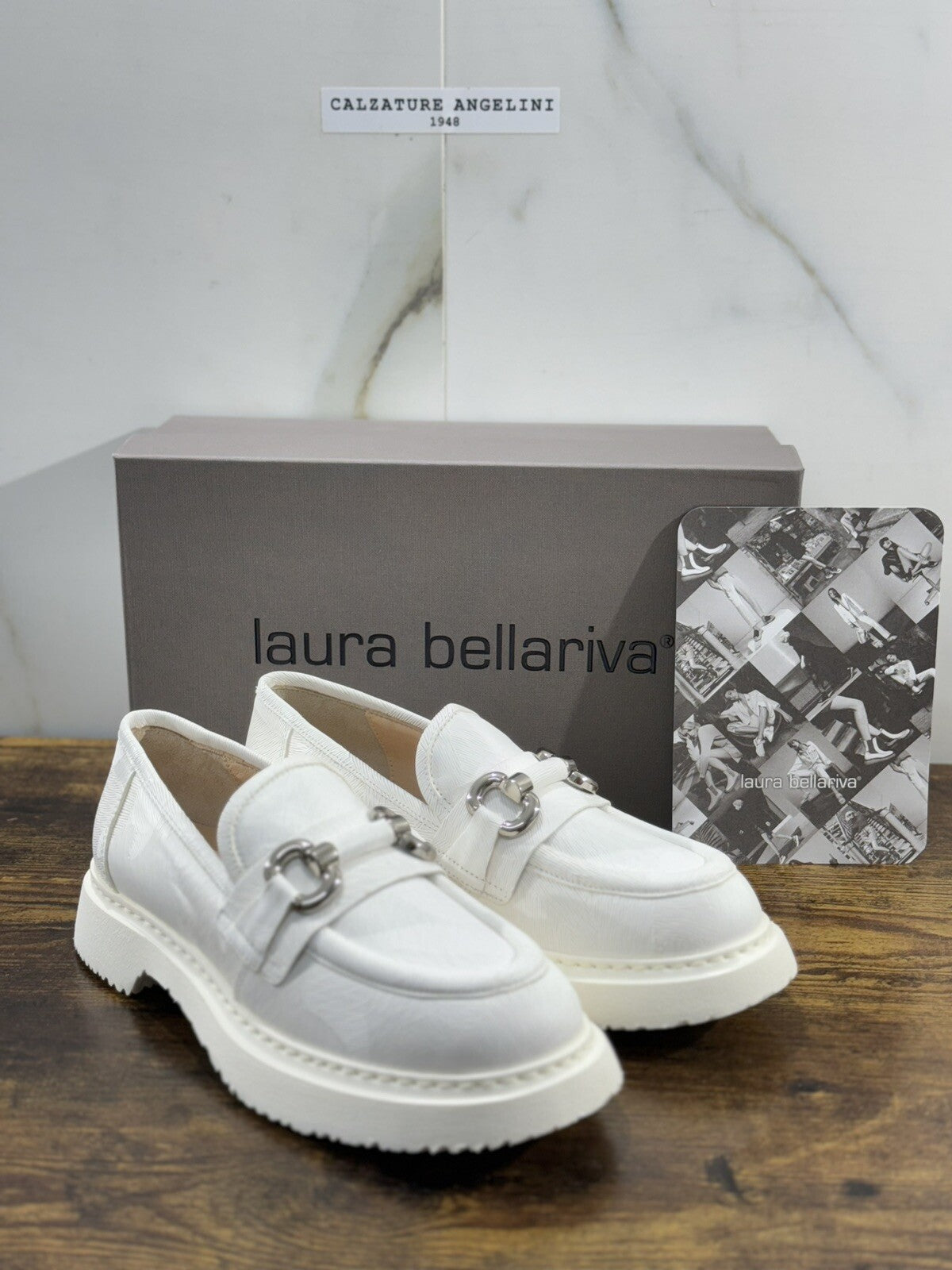 Laura Bellariva Mocassino Donna Bianco Pelle Extra light 37