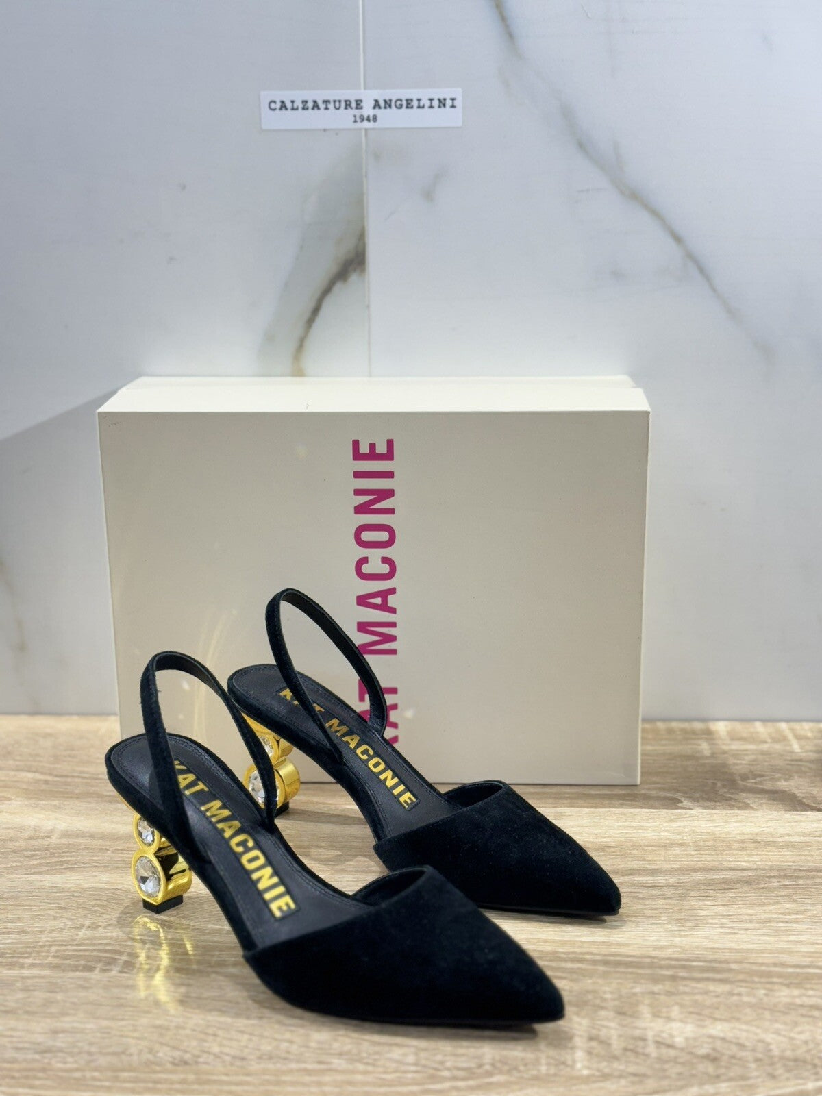 Kat Maconie Sandalo Donna Aletta Suede Nero Luxury Kat Maconie 36