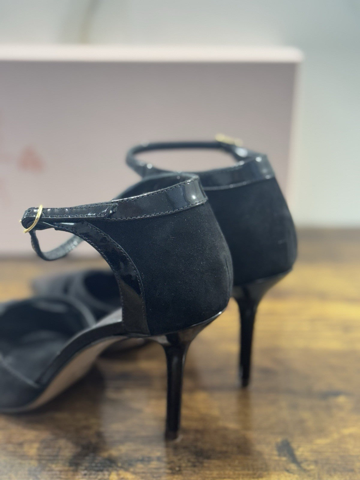 Relac Décolleté Sling Back Pelle Nero Luxury Made In Italy Donna 39