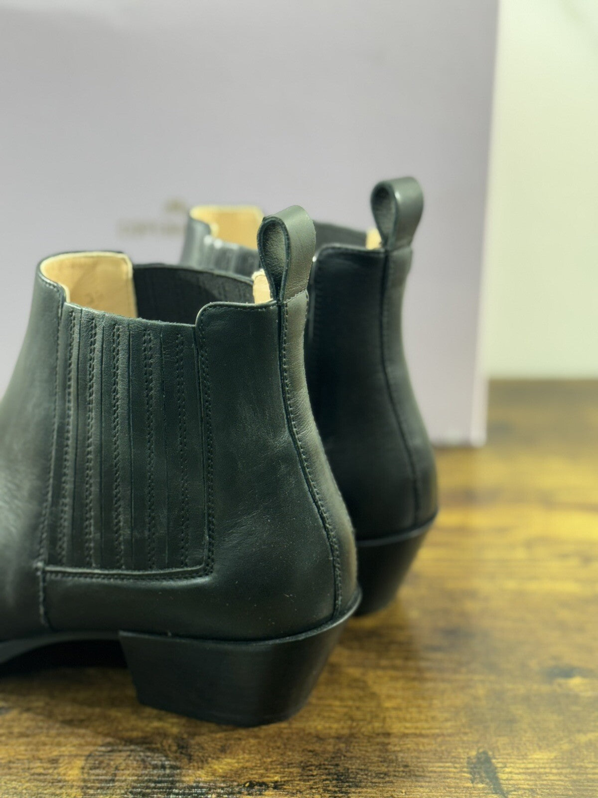 Copenhagen Texano Donna Pelle Nera Casual Boot 39