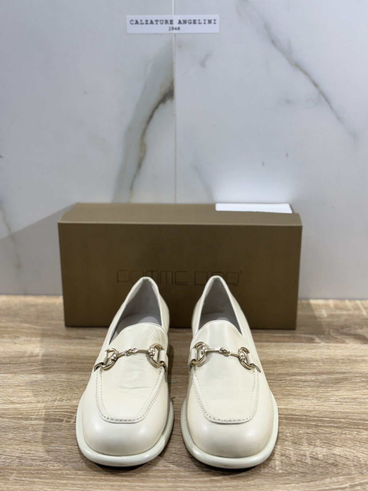 Pomme D’or Mocassino Donna Pelle Crema Luxury Handmade Woman Pomme D’or 39