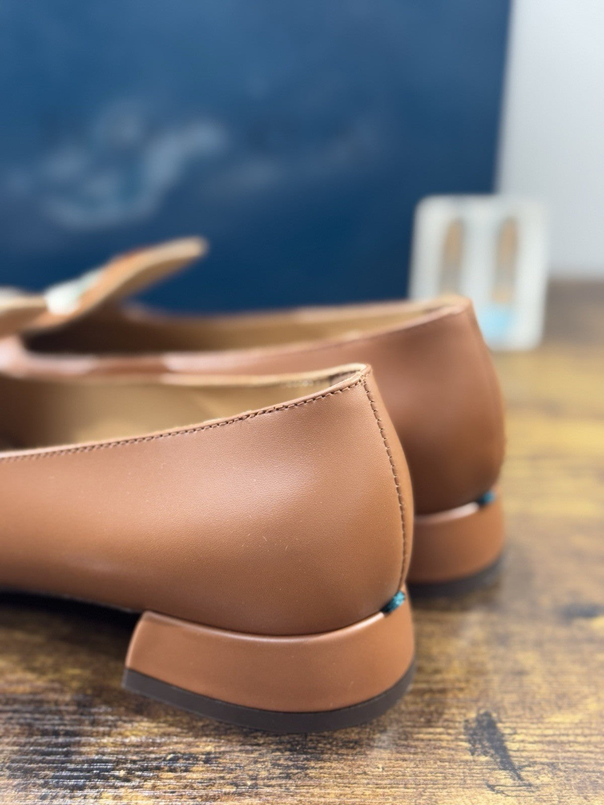 A.bocca Mocassino Con Tacco Pelle Cuoio Icon A.bocca Donna 39