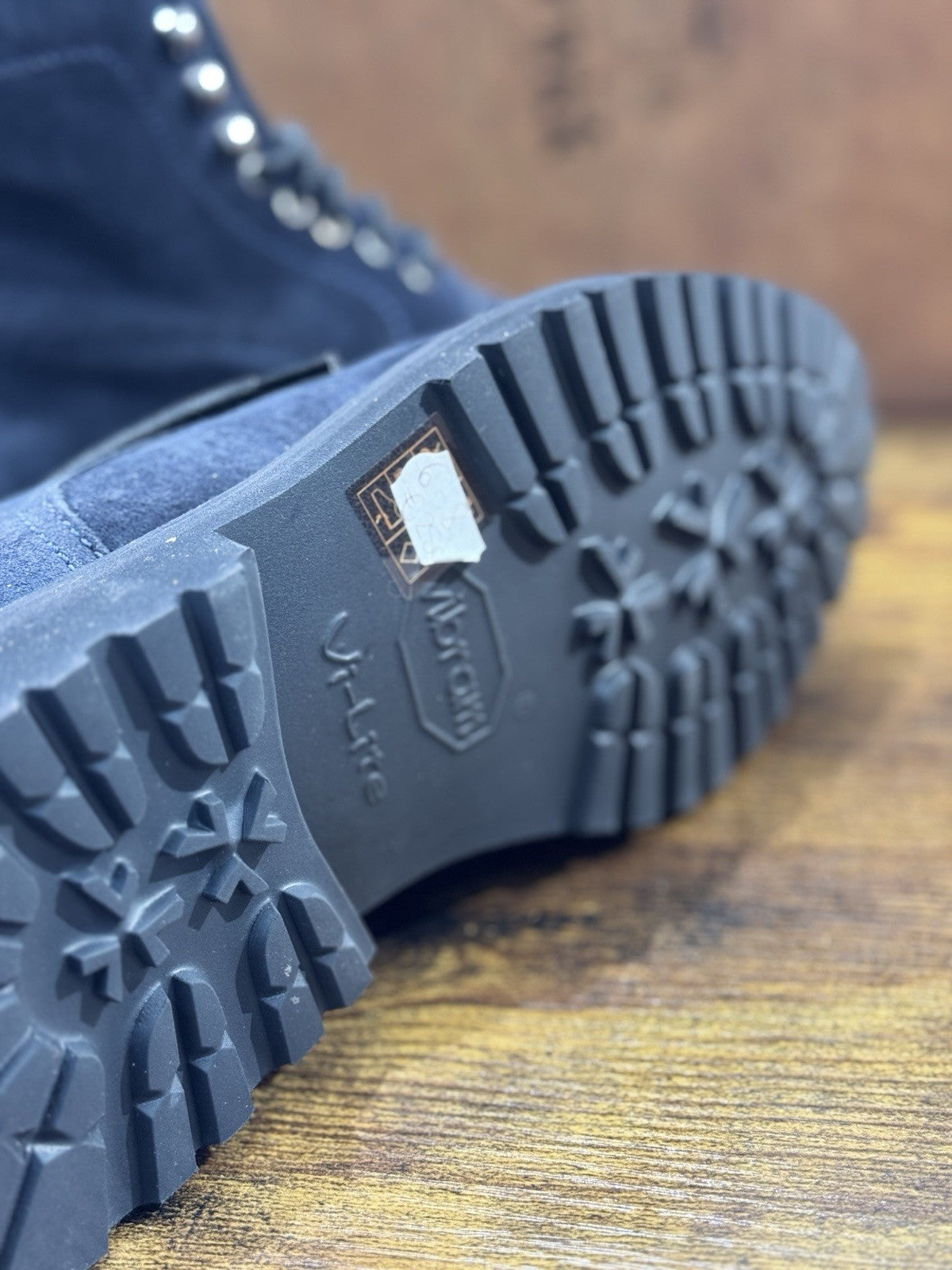 Berwick 1707 Stivaletto Uomo Suede Blu Fondo Vibram Casual Boot 40