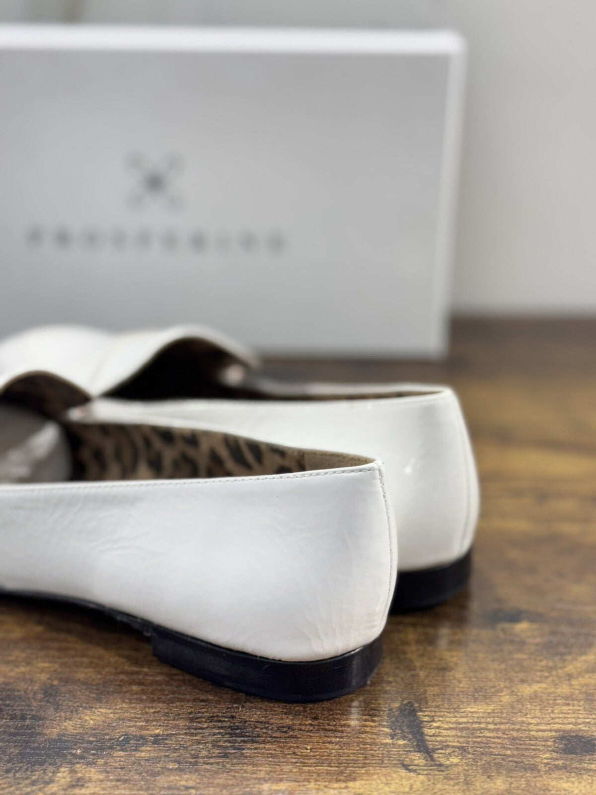 Prosperine mocassino donna in Vernice Bianco luxury made in italy 37