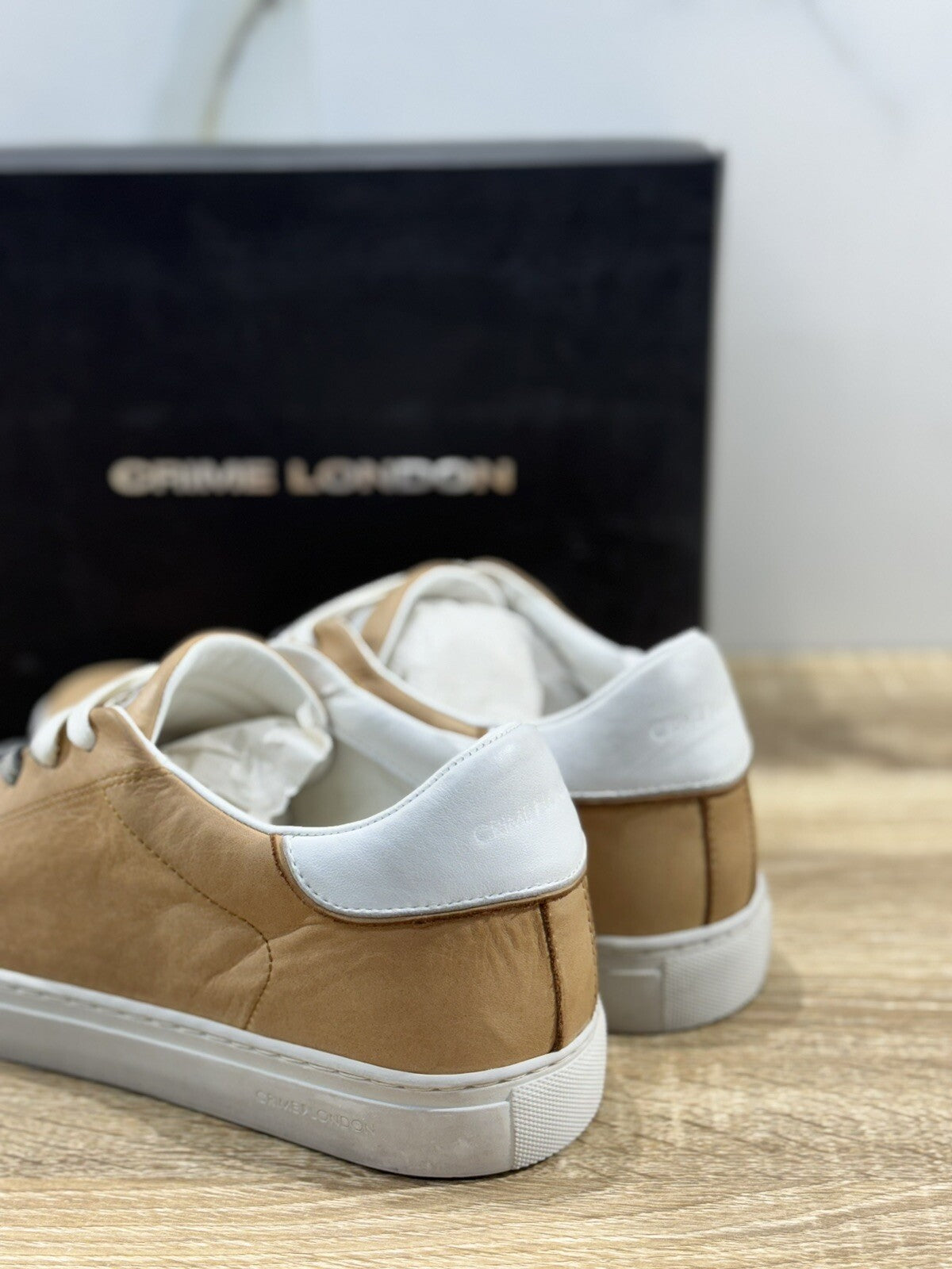 Crime London Sneaker Uomo Low Top Essential Pelle Casual Men Shoes 43