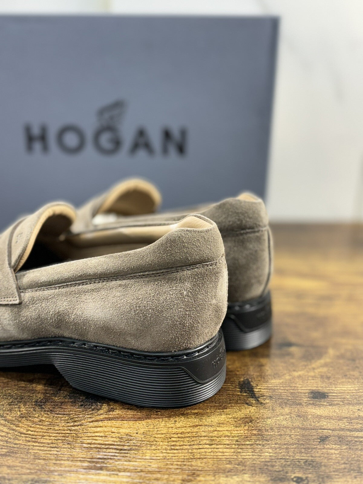 Hogan H576 Mocassino Uomo Suede Palude Extra Light Casual Hogan 42