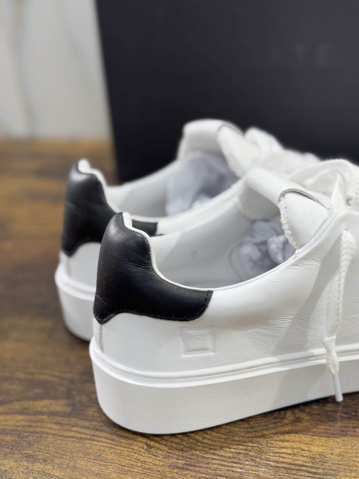 D.A.T.E Levante sneaker Pelle White Casual Shoes Uomo 40
