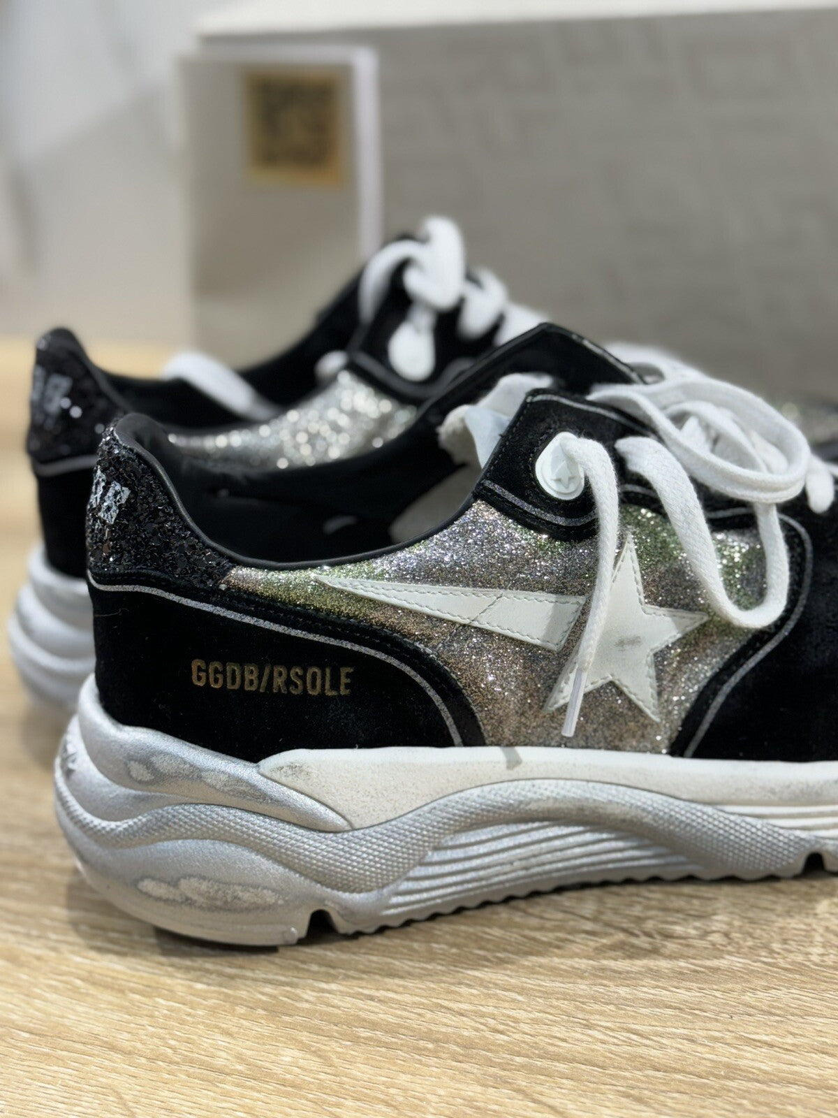 Golden Goose Sneaker Donna Running Sole Pelle Luxury Woman Golden Goose 35