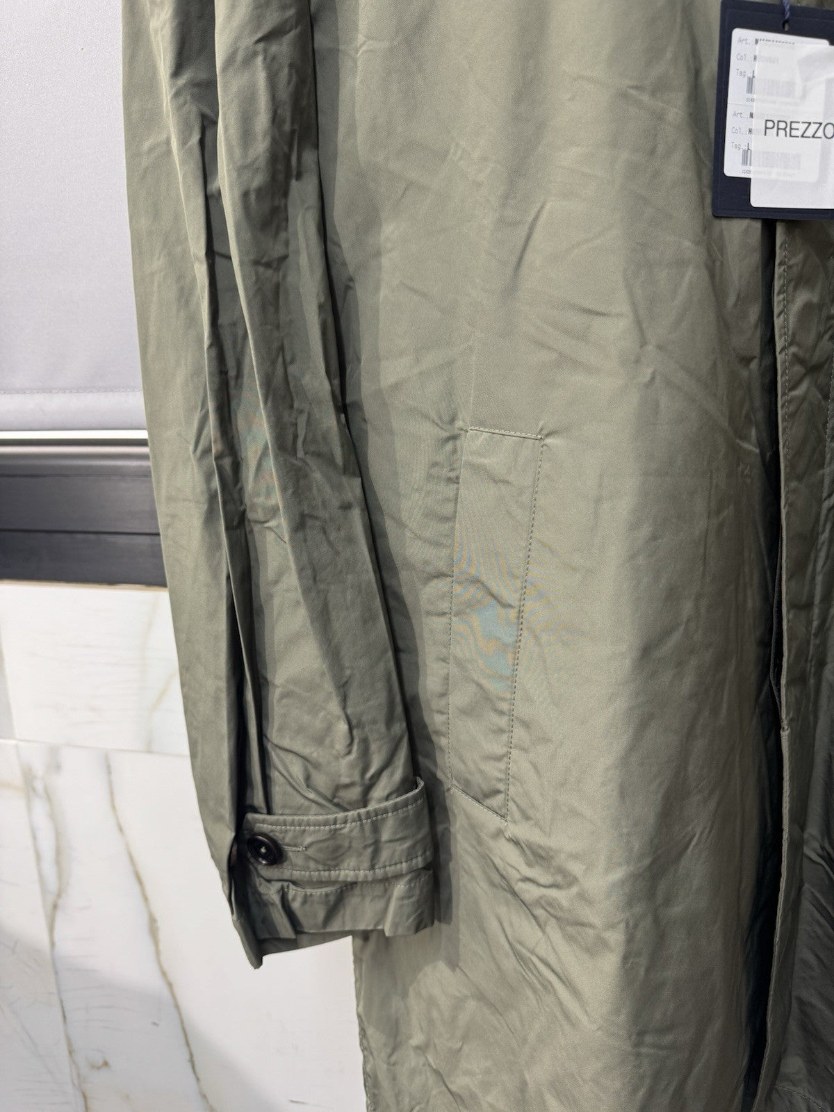 Fay Impermeabile Uomo 2 Pezzi Verde Militare Luxury Fay Uomo M