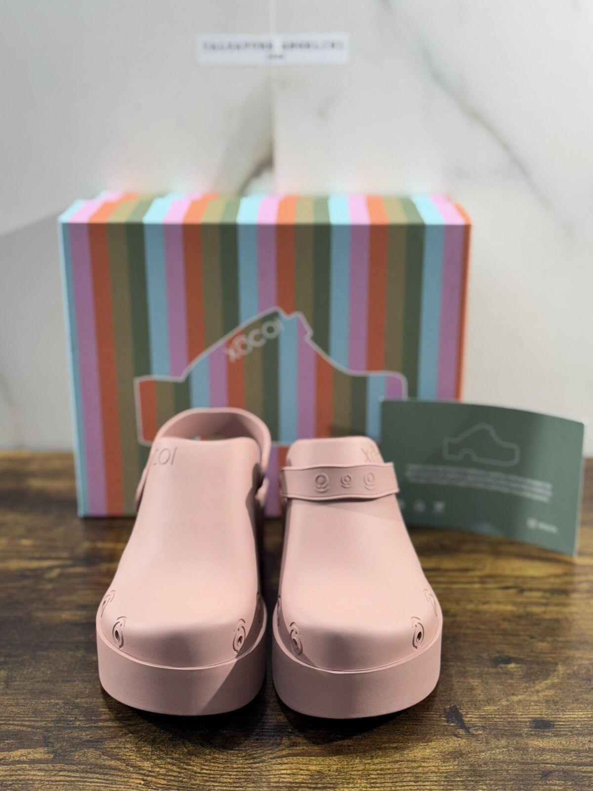 Xocoi Zoccolo Donna In Gomma Casual Clogs Pink Woman 37