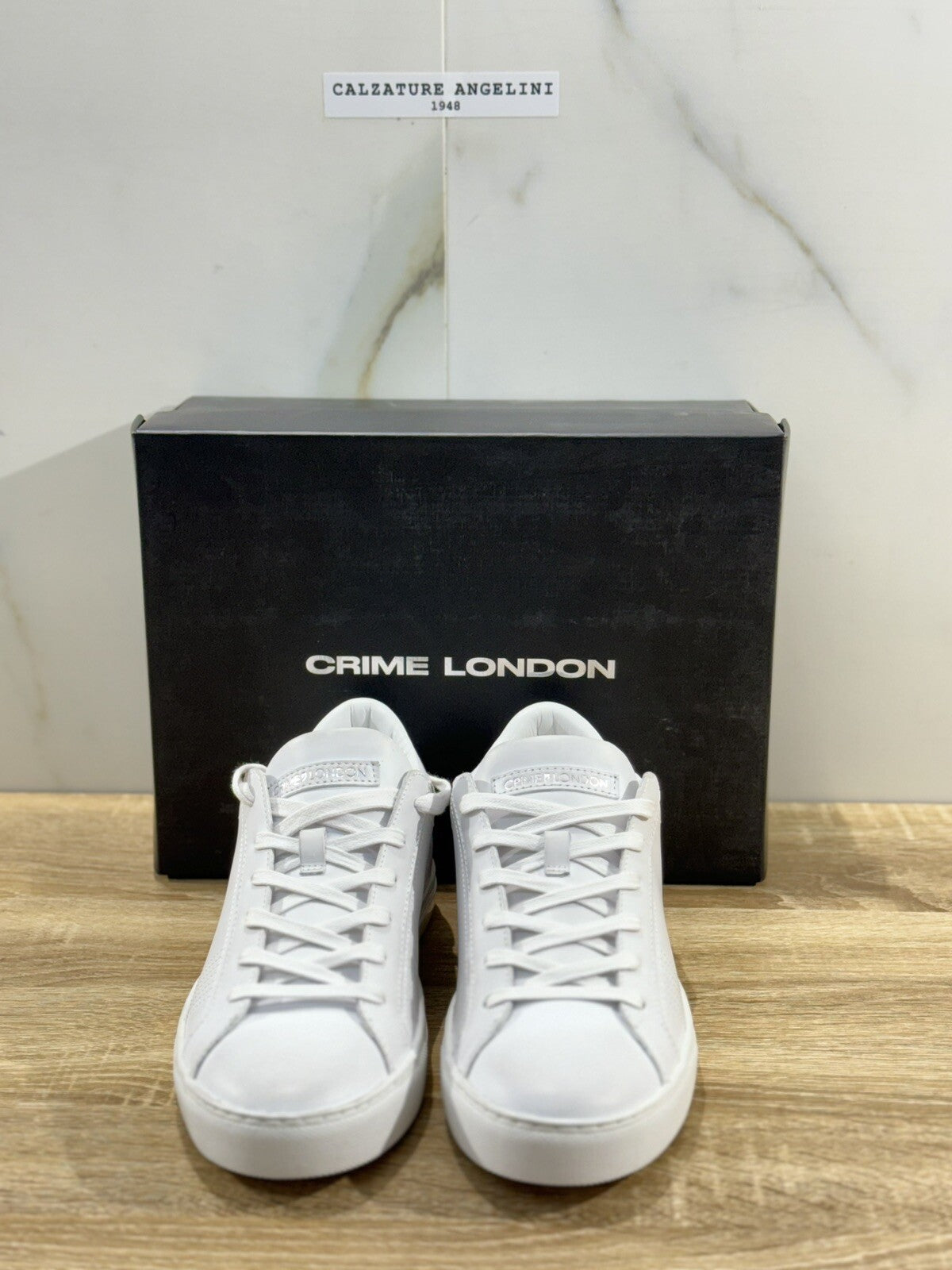 Crime London Sneaker Uomo Low Top Essential Pelle Casual Men Shoes 40