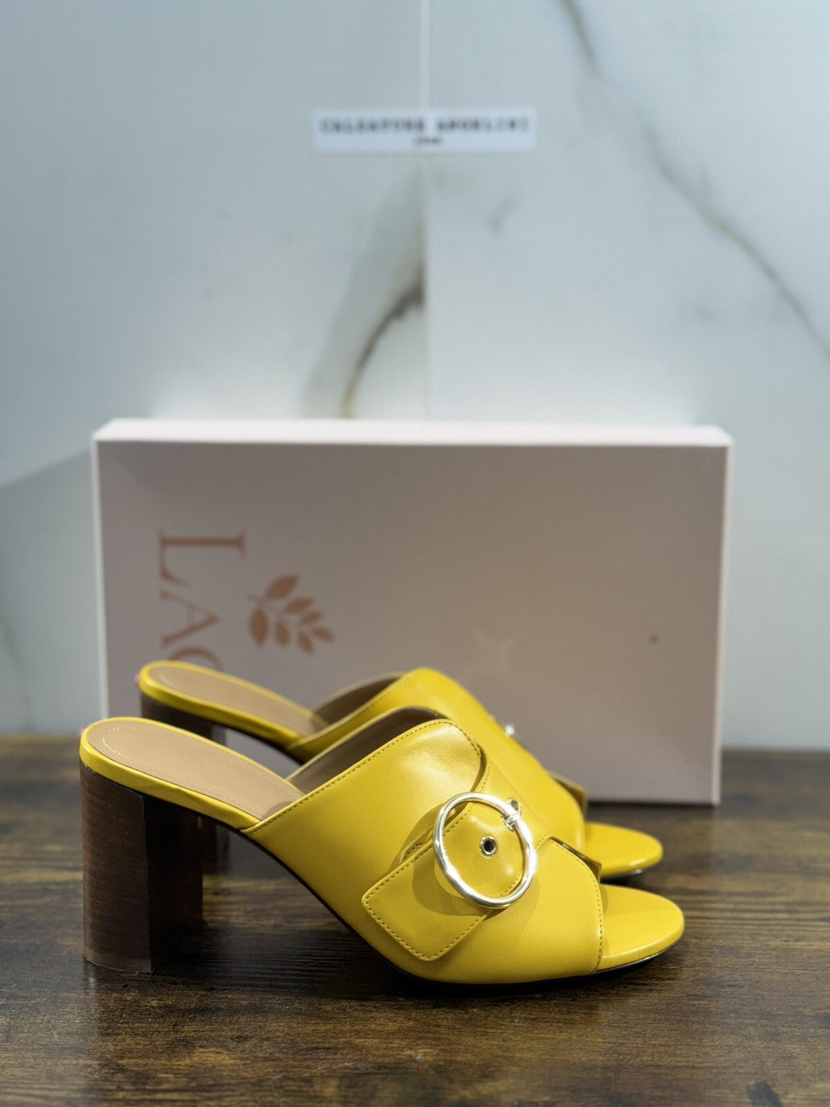 Relac Sandalo Donna Pelle Giallo Handmade Shoes Relac 39