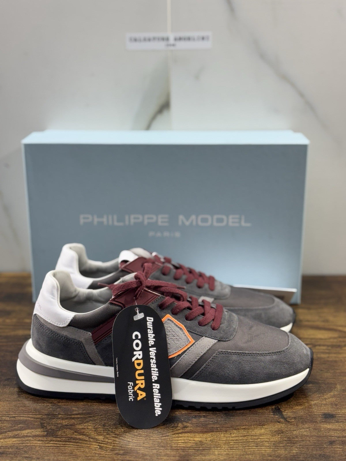 Philippe Model Tropez Sneaker Pelle Grey Casual Uomo 41