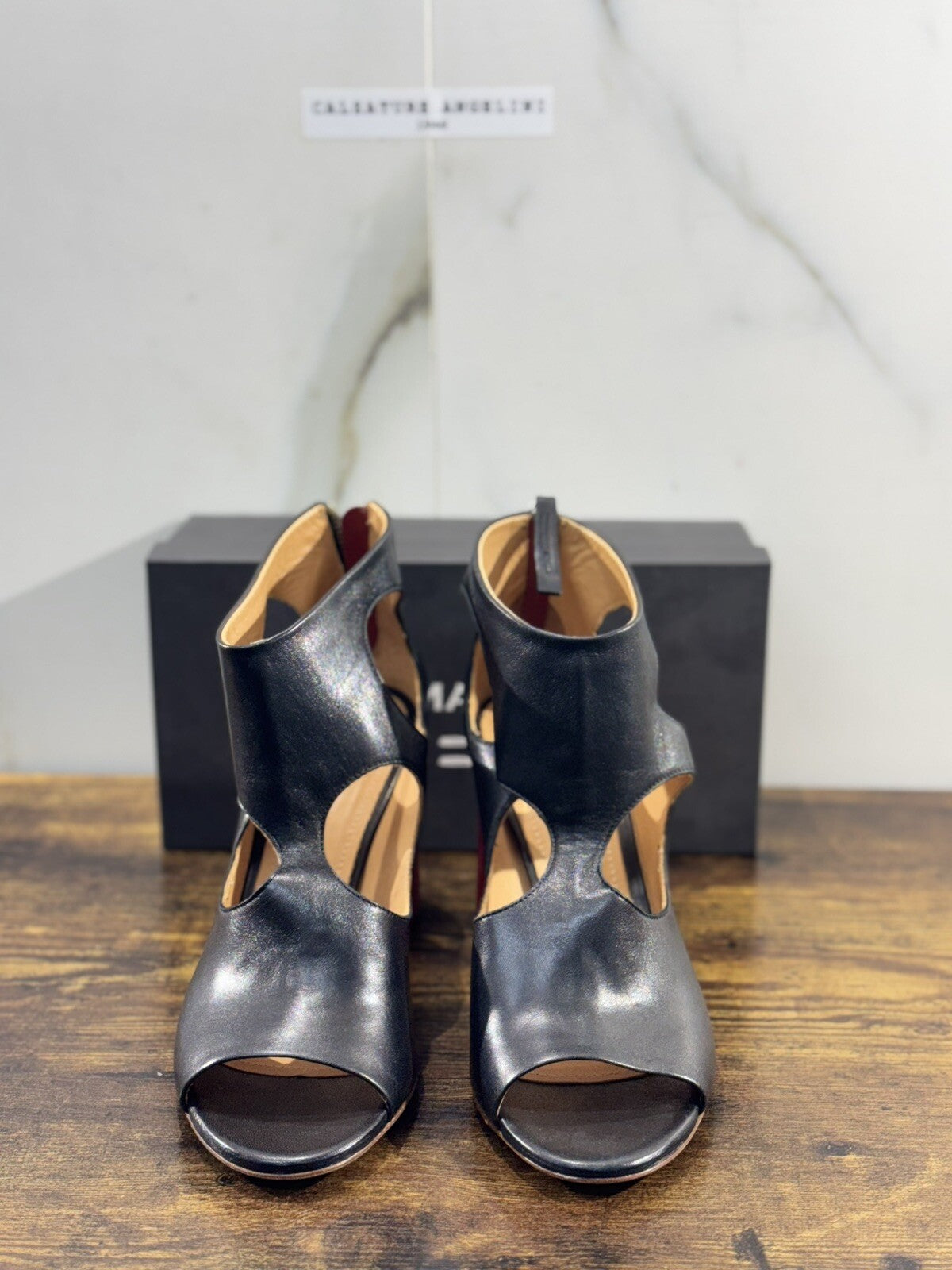 Halmanera Sandalo Donna Emma In Pelle Nero Luxury Shoes 40