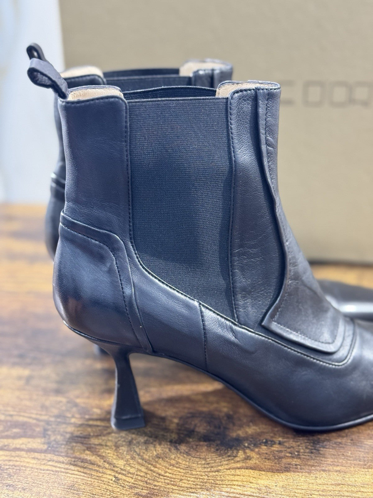 Pomme D’or Stivaletto Pelle Nero Casual Luxury Boot Donna 41