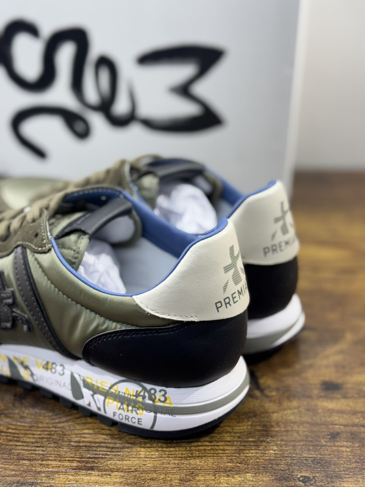 Premiata Eric Sneaker Uomo Pelle Verdone Casual Sneaker Premiata Uomo 41