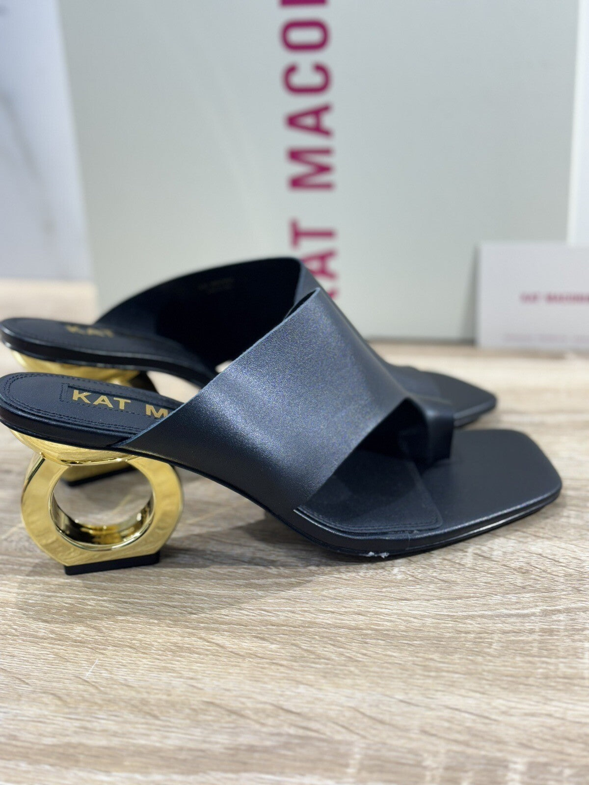 Kat Maconie Sandalo Donna Sigrid Pelle Nero Luxury Kat Maconie 38