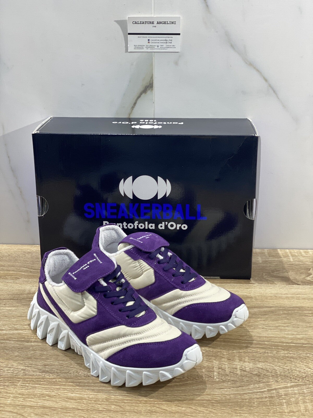 Pantofola D’oro Sneaker Donna sneakerball fondo vibram Viola 40