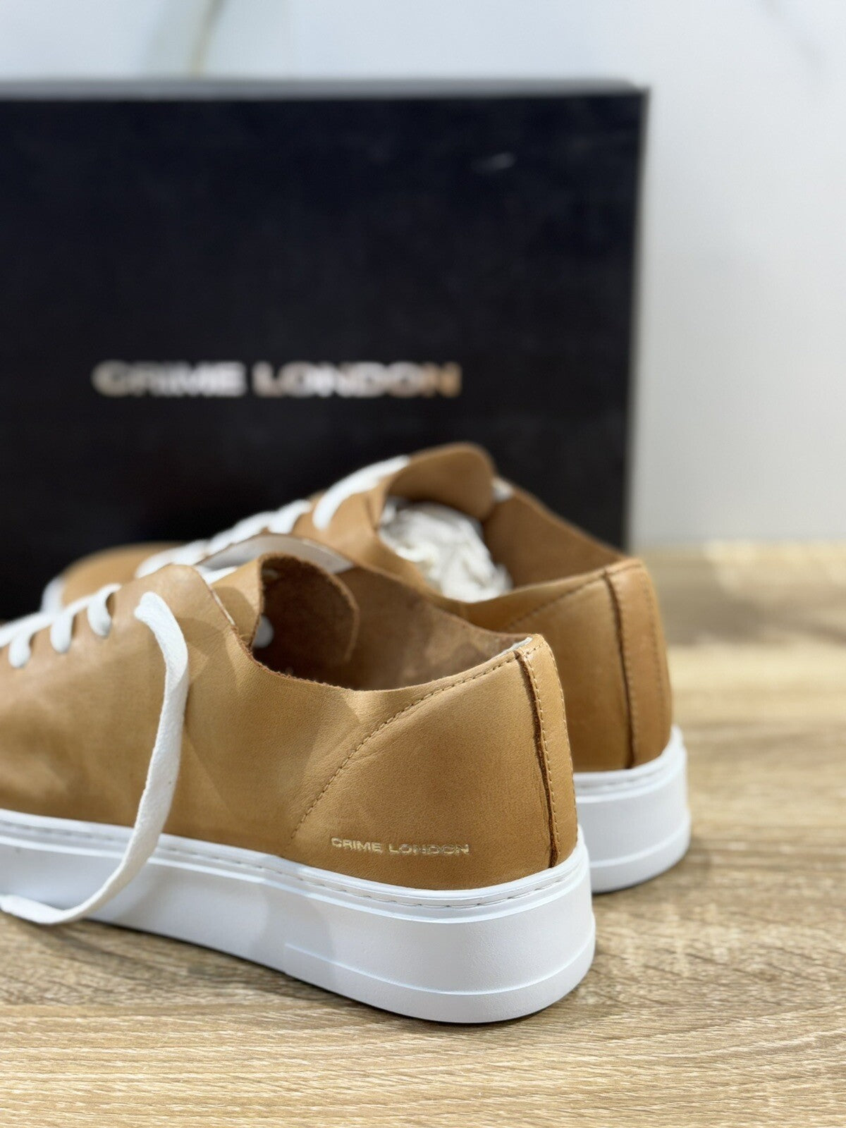 Crime London Sneaker Uomo Low Top Extra Light Pelle Casual Men Shoes 42