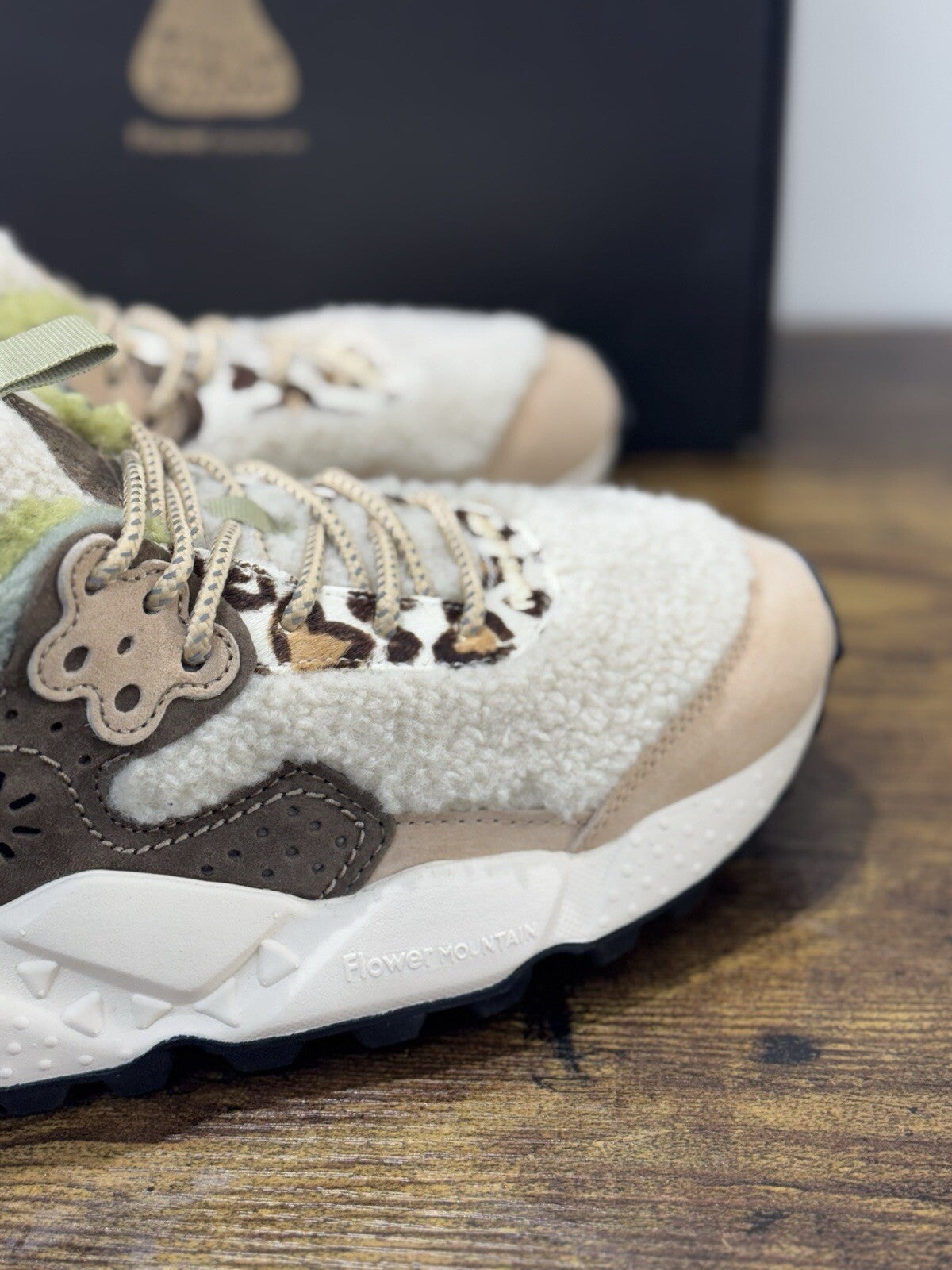 Flower Mountain Kotetsu Suede Sneaker Donna Teddy Casual Woman Sneaker 40
