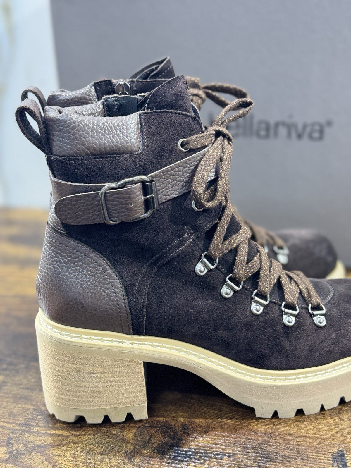 Laura Bellariva Stivaletto Donna Suede T Moro Pedula Boot Woman 39