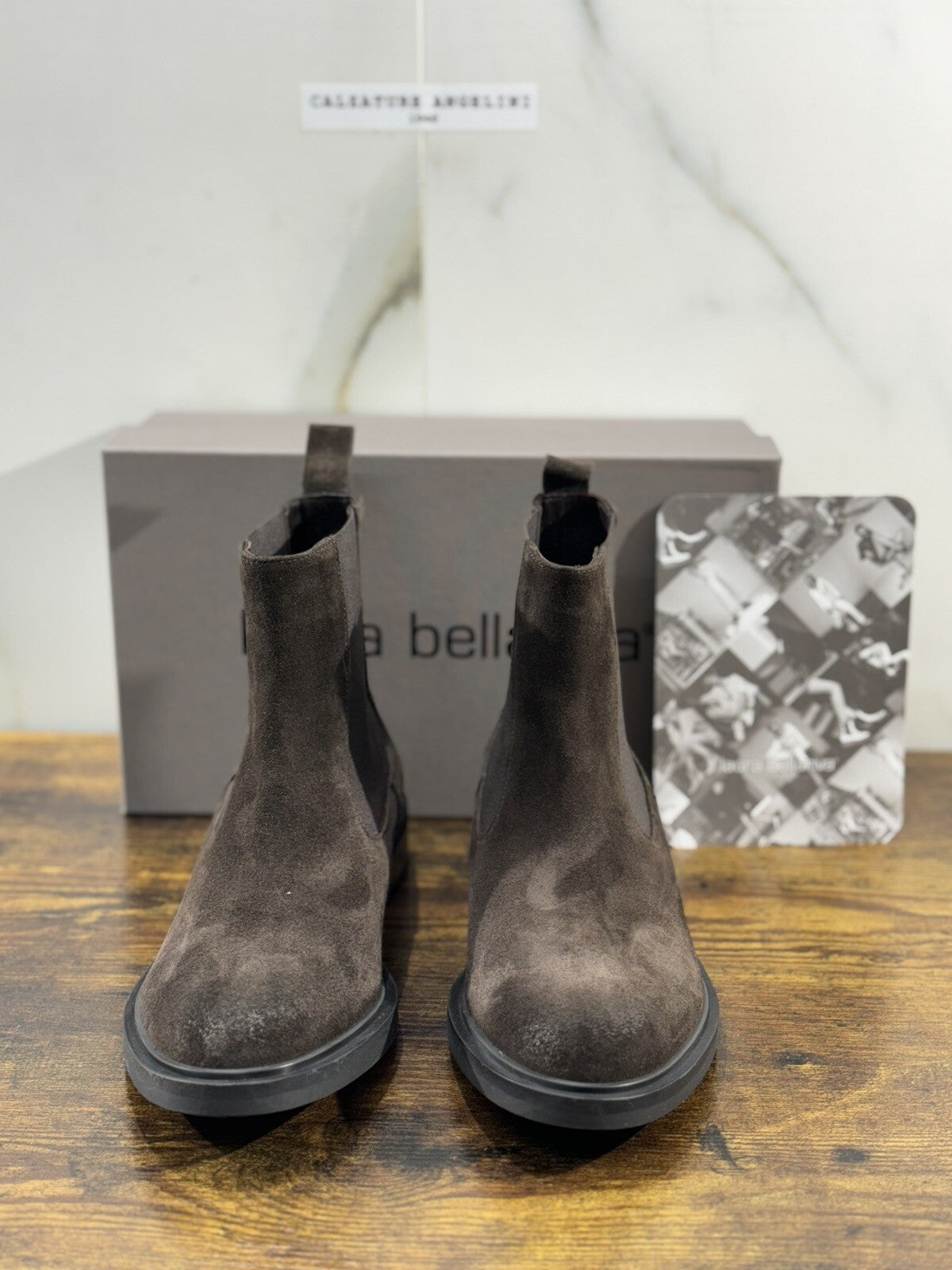 Laura Bellariva Stivaletto Donna Suede Brown Chelsea Boot Woman 37