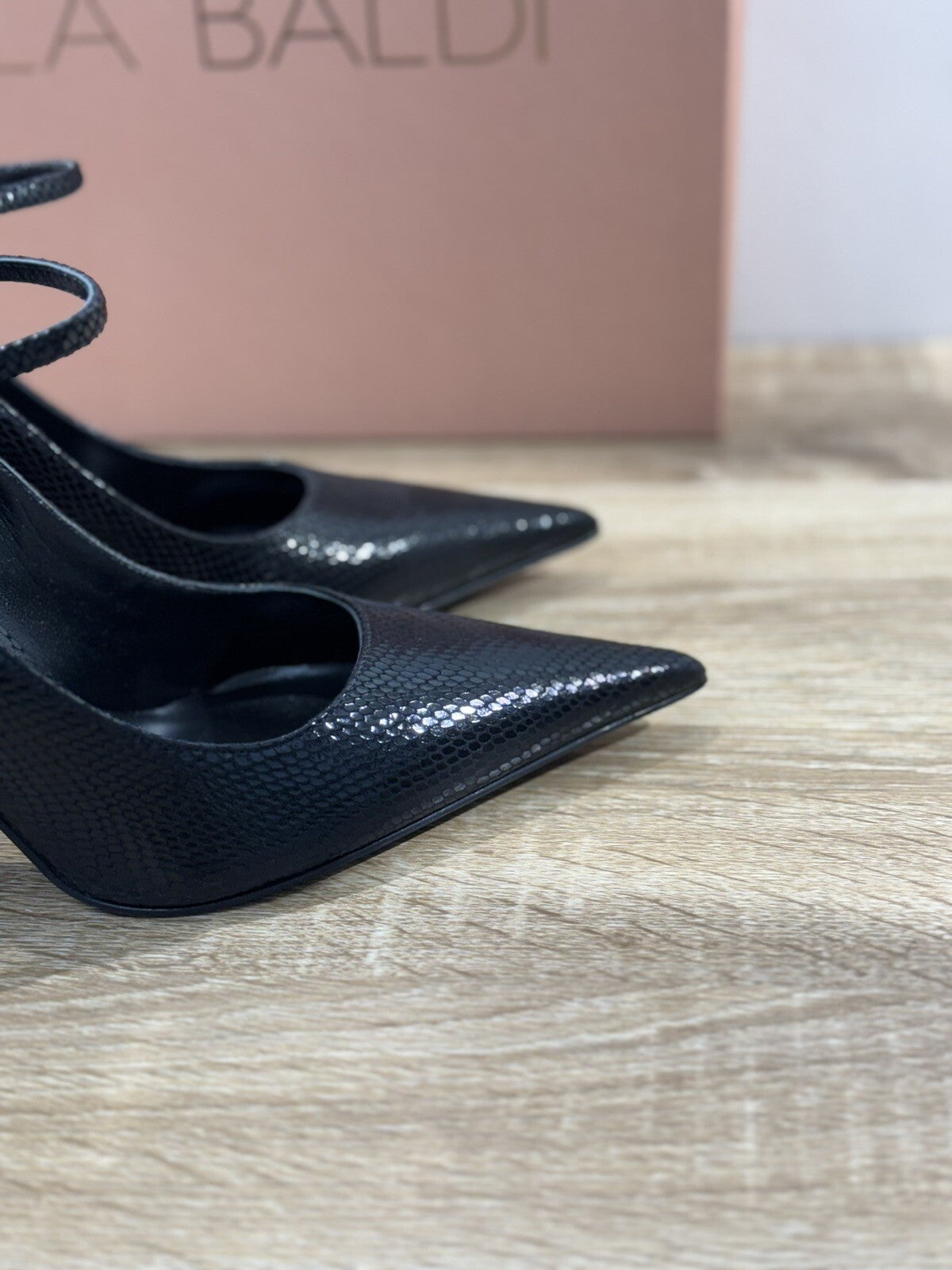 Lella Baldi Décolleté Donna LT735 Pelle Nero Luxury Woman Shoes Lella Baldi 39