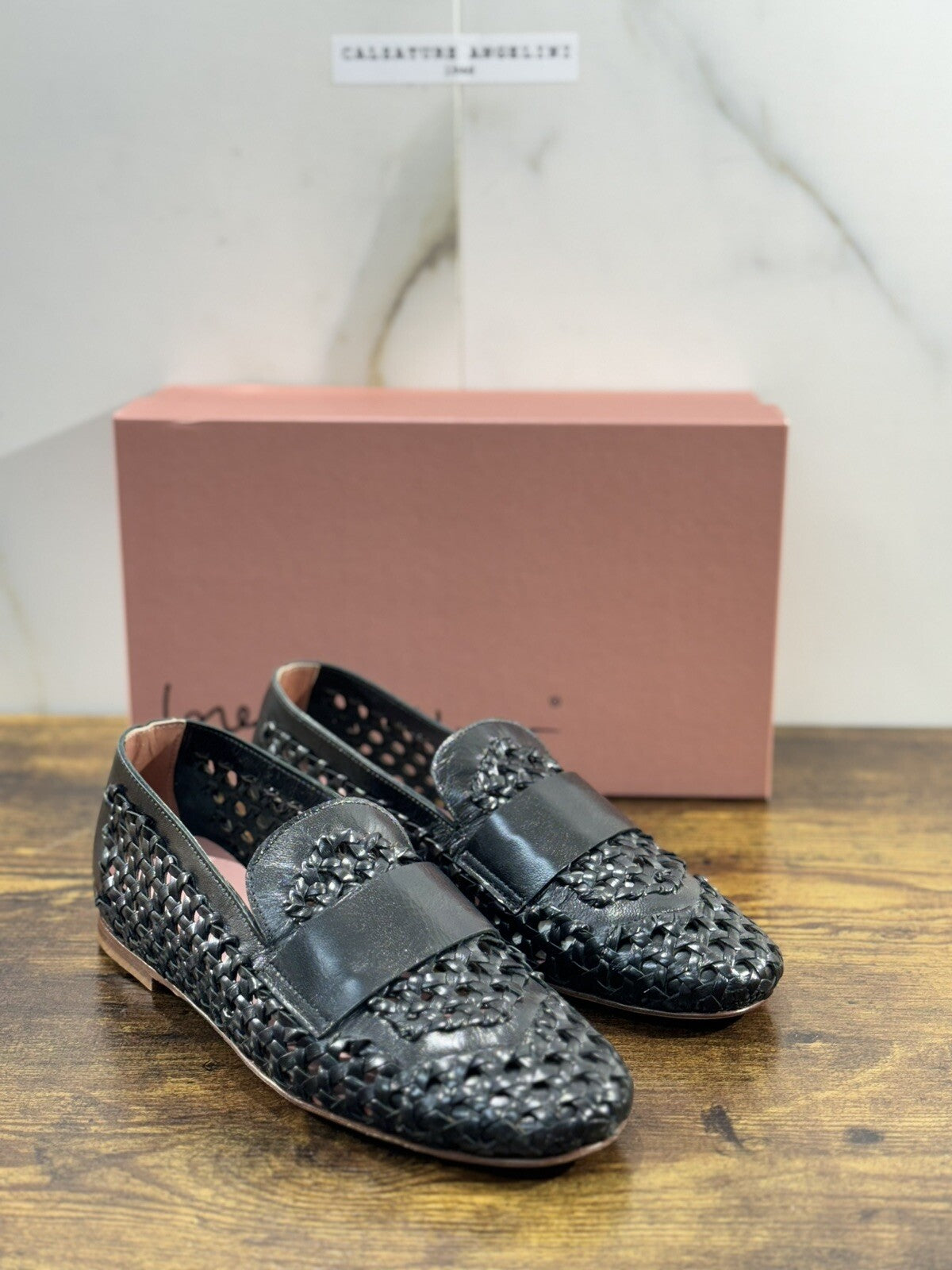 Lorena Paggi Mocassino Donna Nero Flexible Super Soft Made In Italy 40