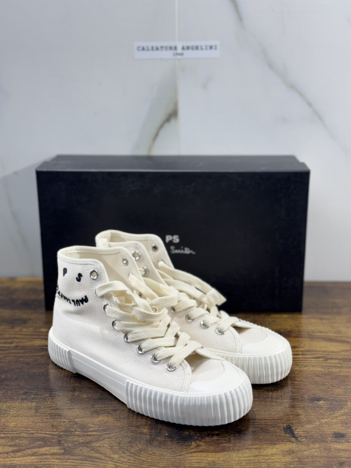 Paul Smith Sneaker Uomo Kibby Bianca Casual Luxury Men Shoe 39