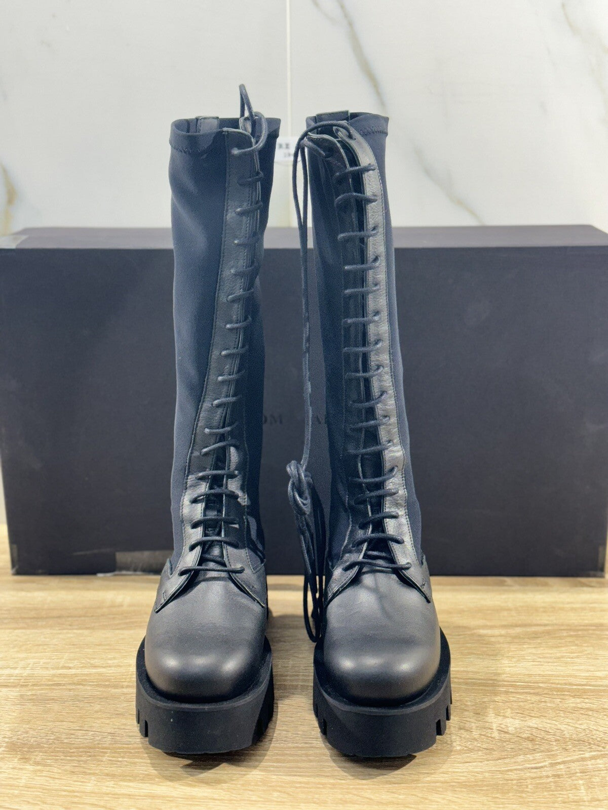 Paloma Barcelo’ Anfibio Donna Agneta Pelle Nero Casual Boot Paloma Barcelo’ 39