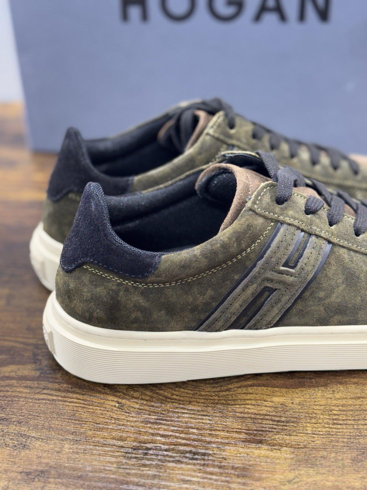 Hogan H365 Sneaker Pelle Camouflage Casual Hogan Uomo 40