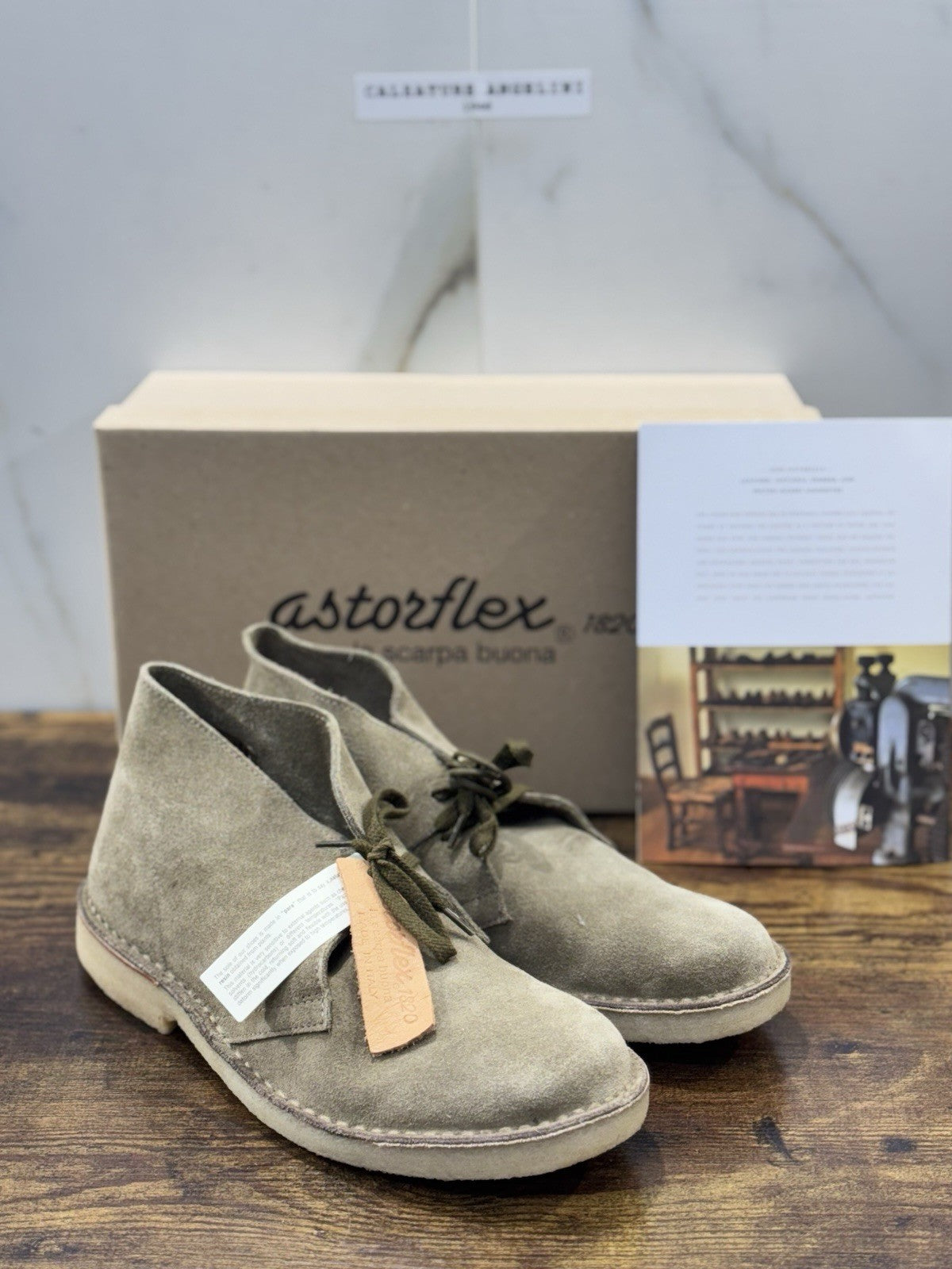 Astorflex Driftflex Polacchino Suede Militare Casual Boot Uomo 44