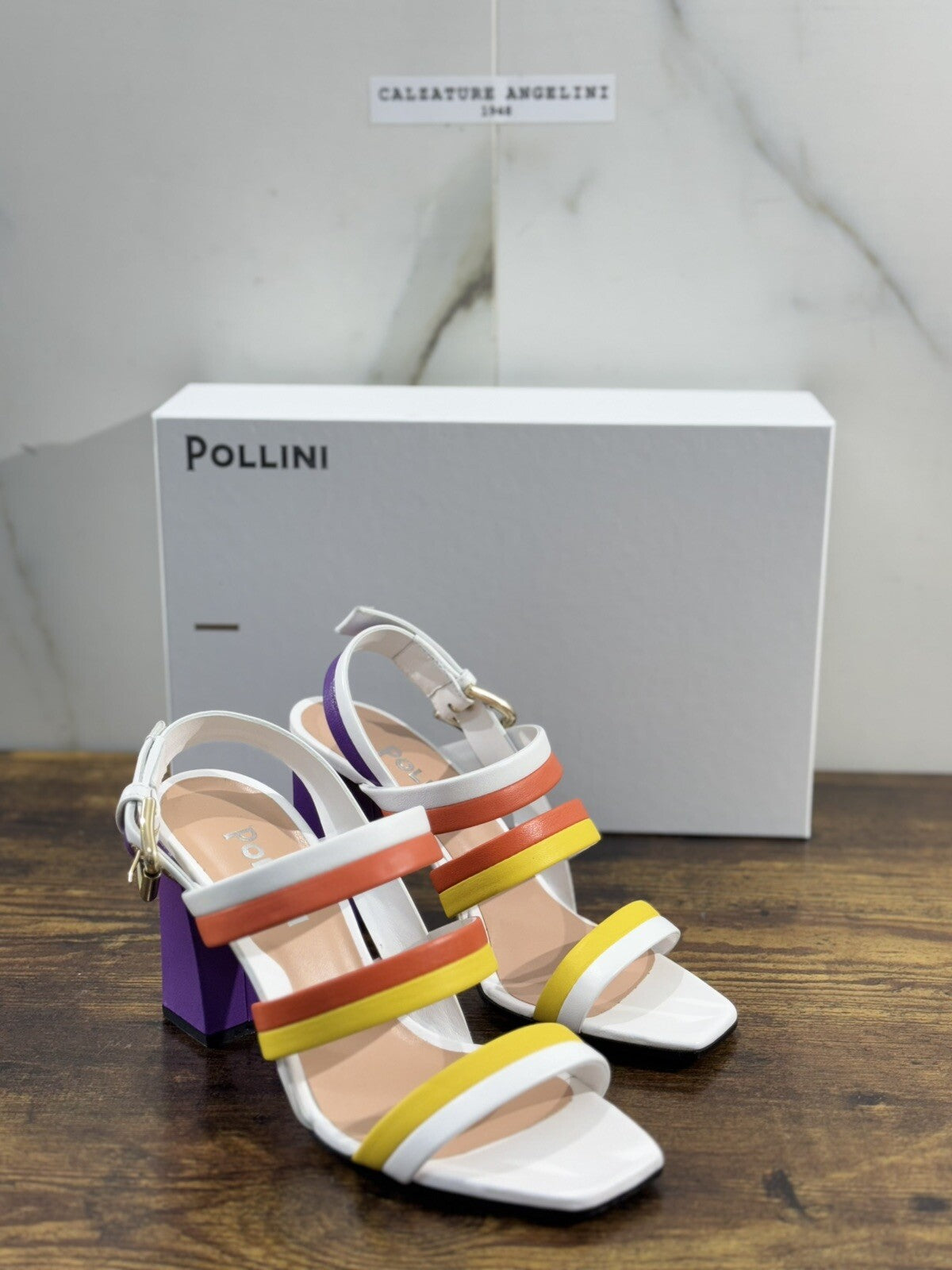 Pollini Sandalo Donna Pelle Bianco Luxury Woman Sandal Pollini Summer Icon 39