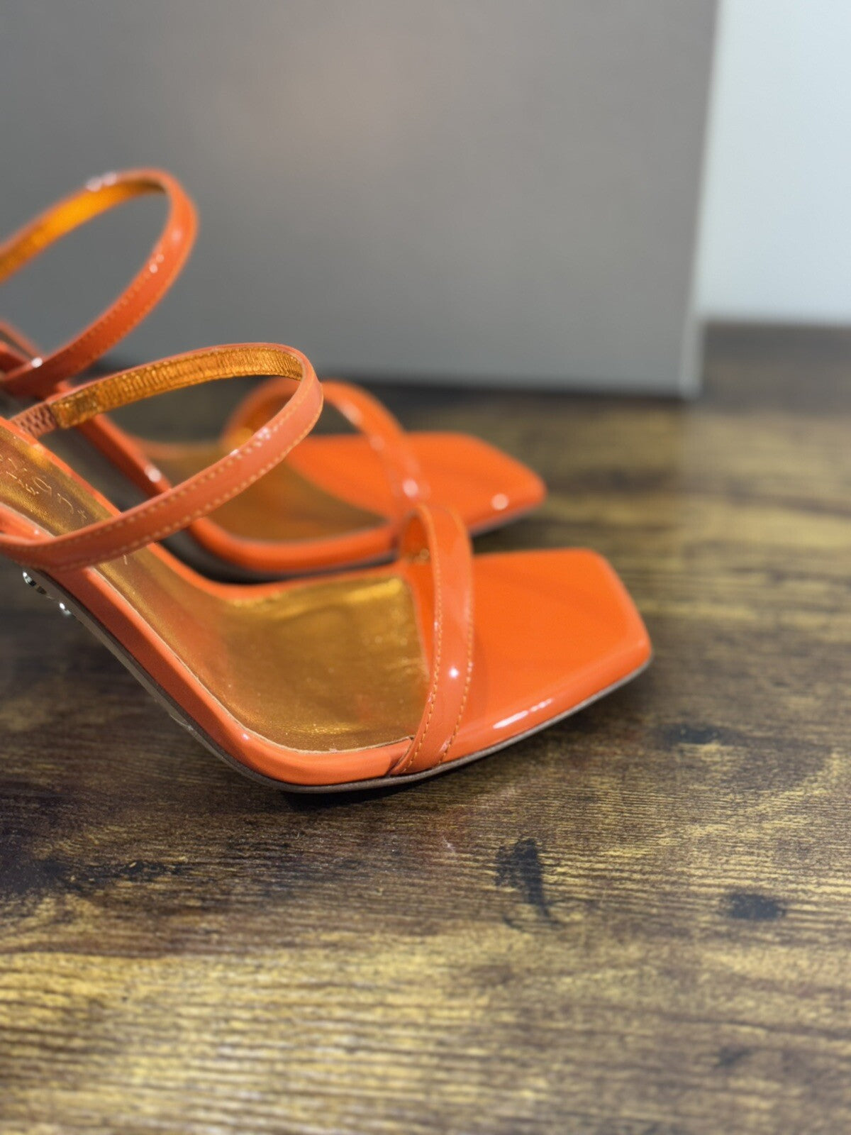 Sergio Levantesi Sandalo Donna Telen Arancio Luxury Woman Sandal 41