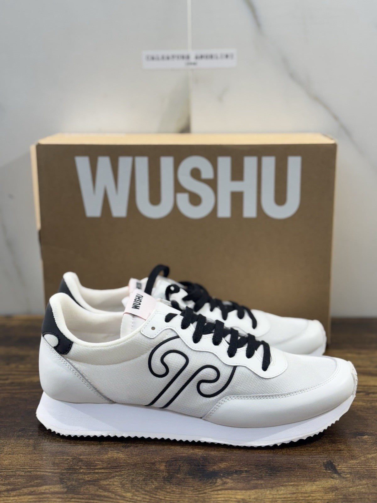 Wushu Ruyi Sneaker Uomo Casual Tiantan Sport Extra Light Bianca 43