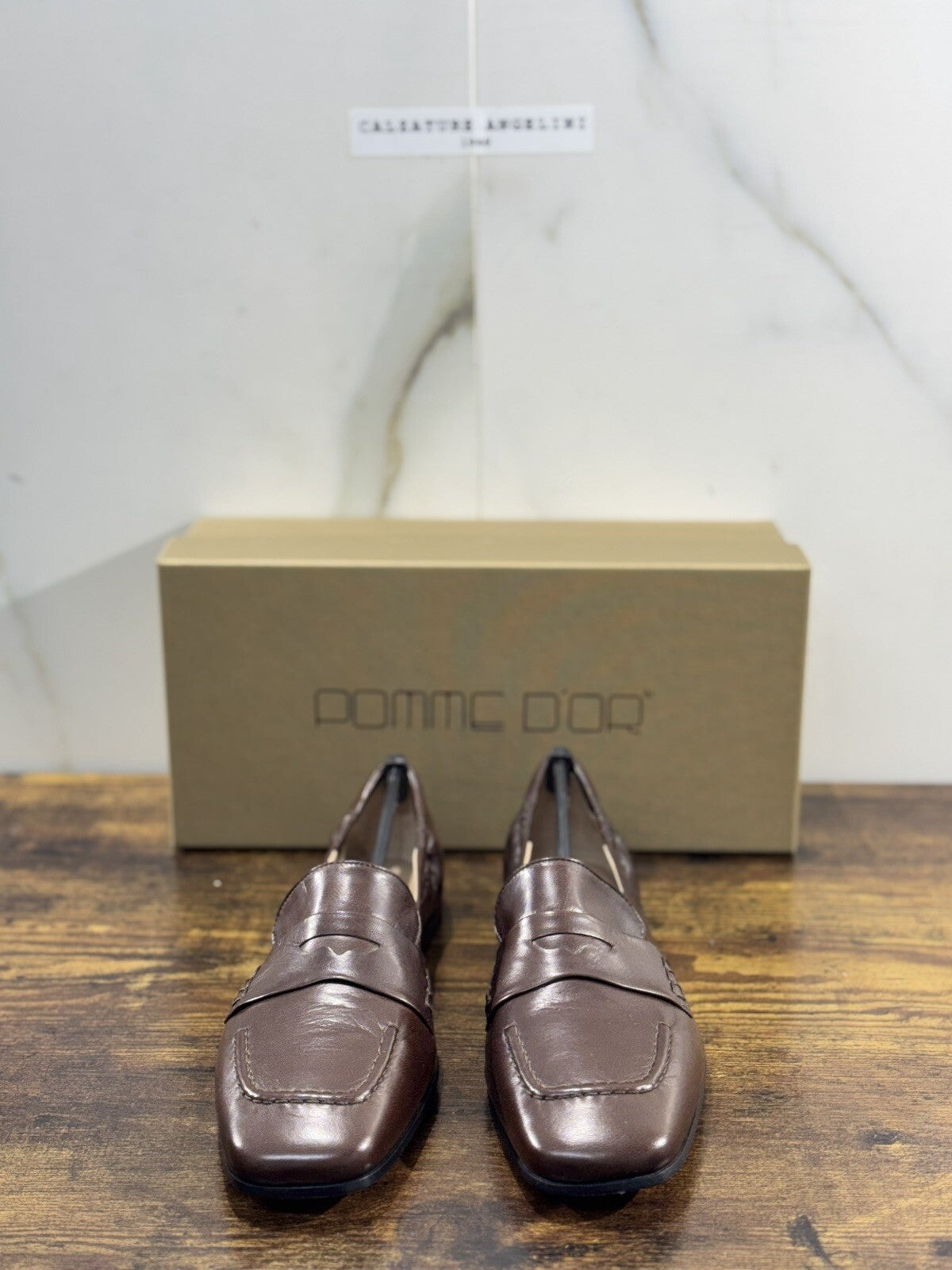 Pomme D’or Mocassino Donna Pelle Espresso Handmade Woman Pomme D’or 37