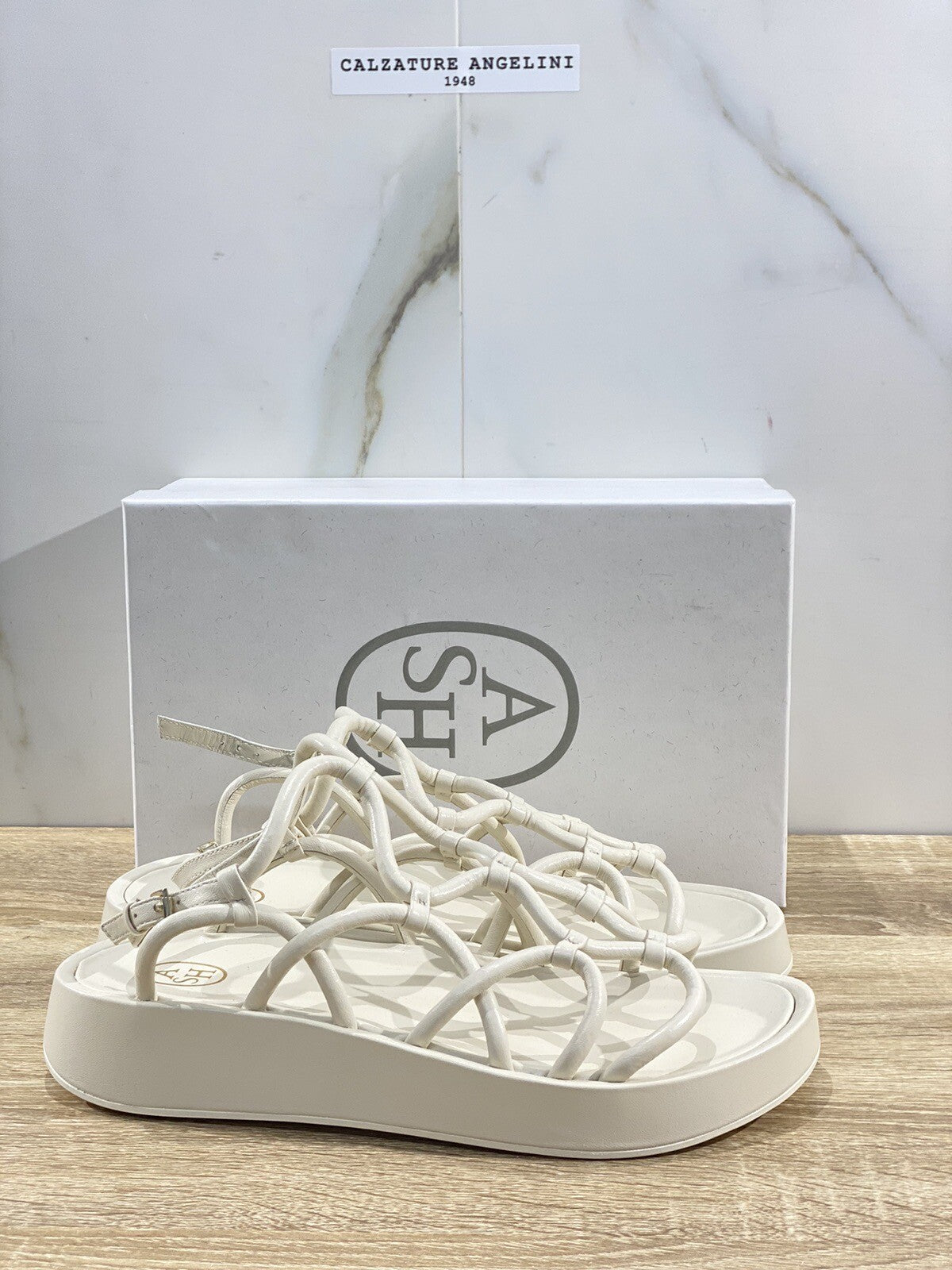 Ash Venus Sandalo Donna Pelle Talco Luxury Woman Ash Sandali 41