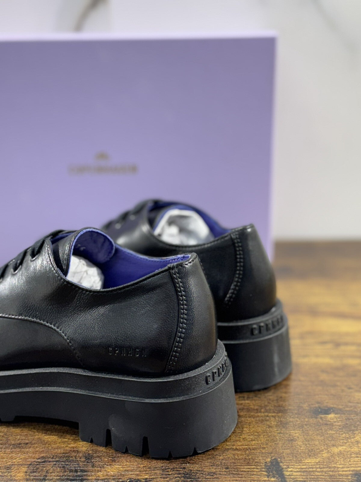 Copenhagen Derby Casual Donna Extra Light Black Casual Shoes Woman 38