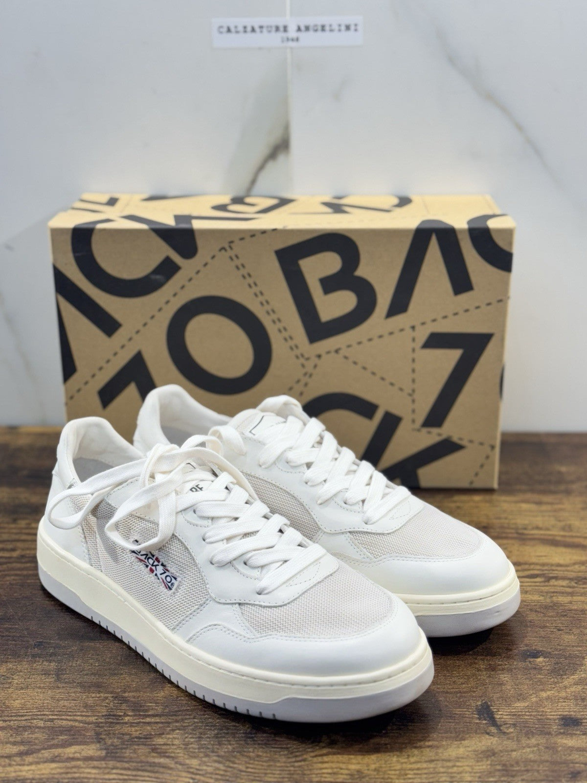 Back 70 Sneaker Pelle Bianca Causal Uomo 44