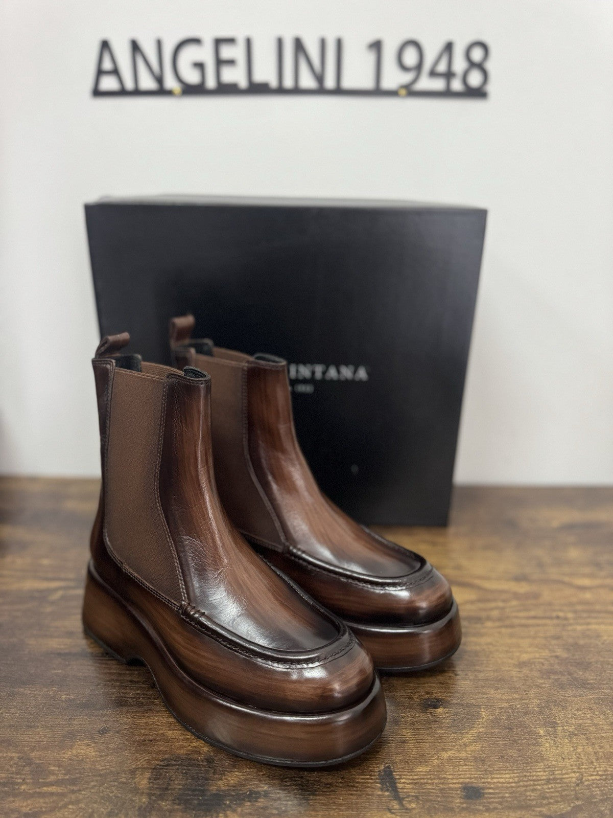 Pons Quintana Stivaletto Pelle Cuoio Casual Boot Donna 36
