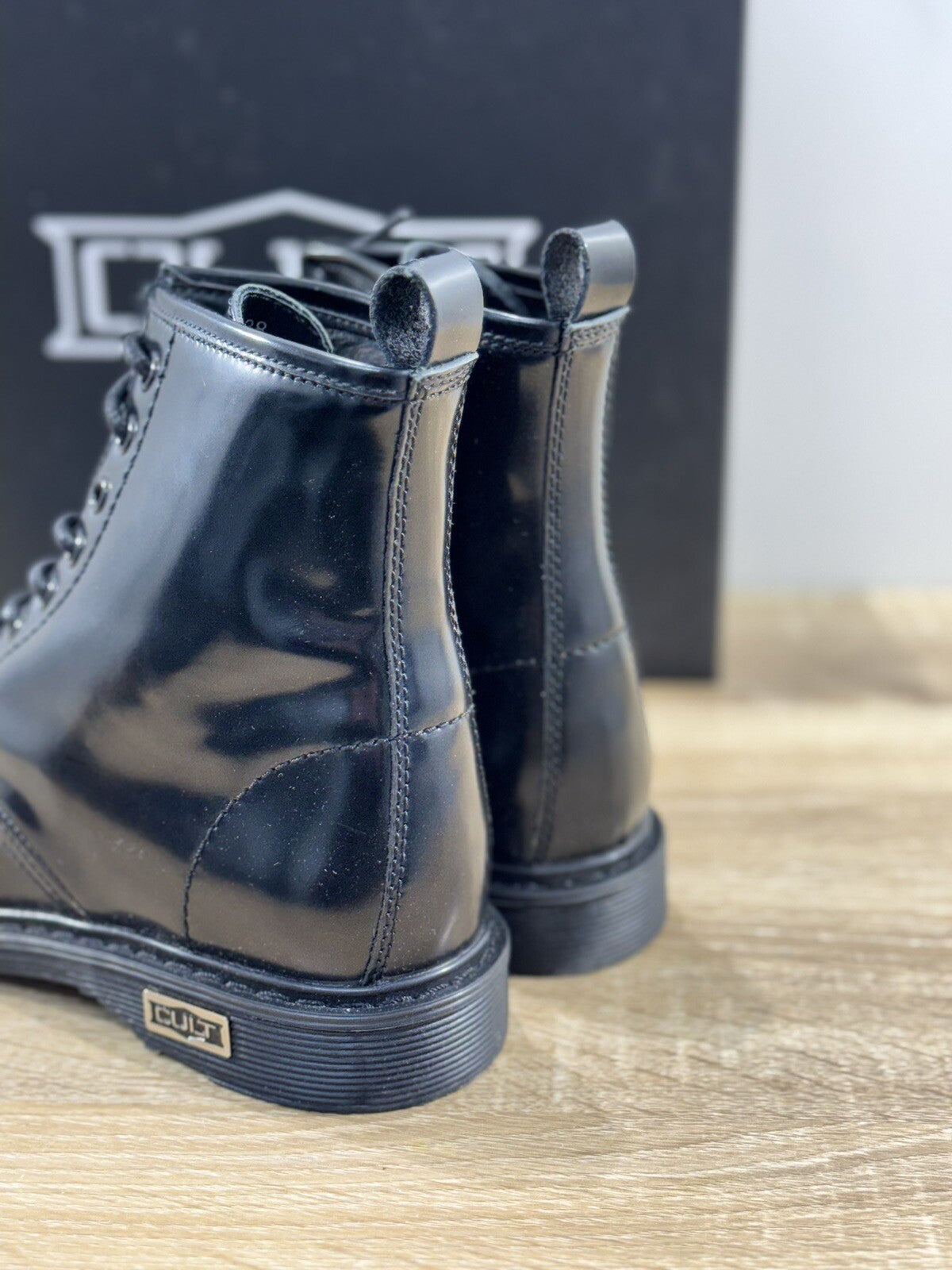 Cult Sabbath 420 Mid Brushed Pelle Nero Casual Cult Woman Boot 38