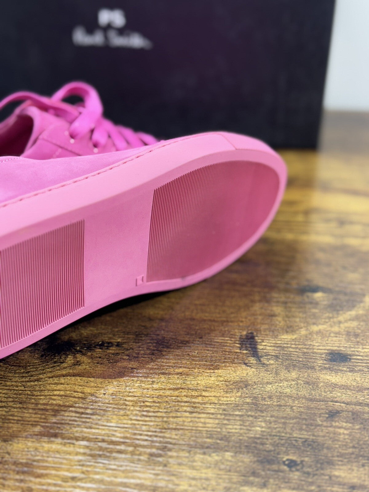 Paul Smith Sneaker Donna Pelle Pink Casual Luxury Woman Shoes 35
