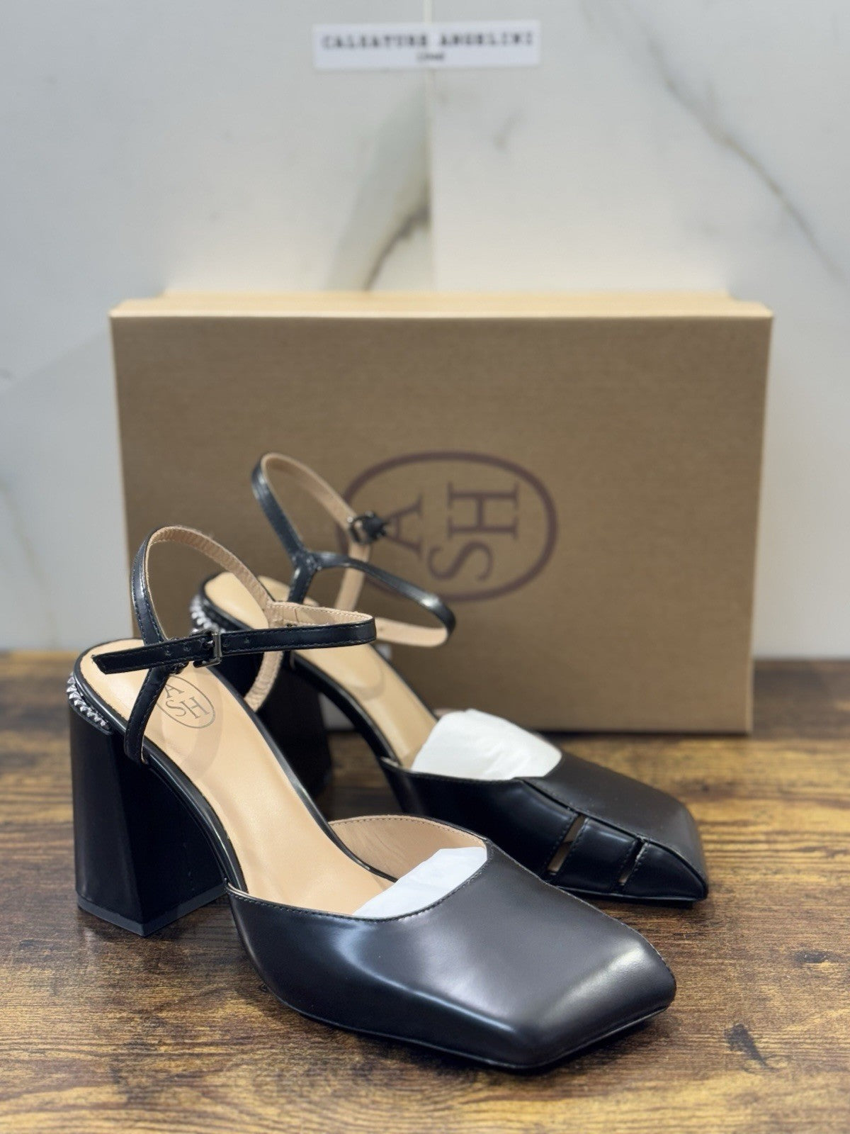Ash Allure Sandalo Pelle Nero Casual Ash Scarpa Donna 40