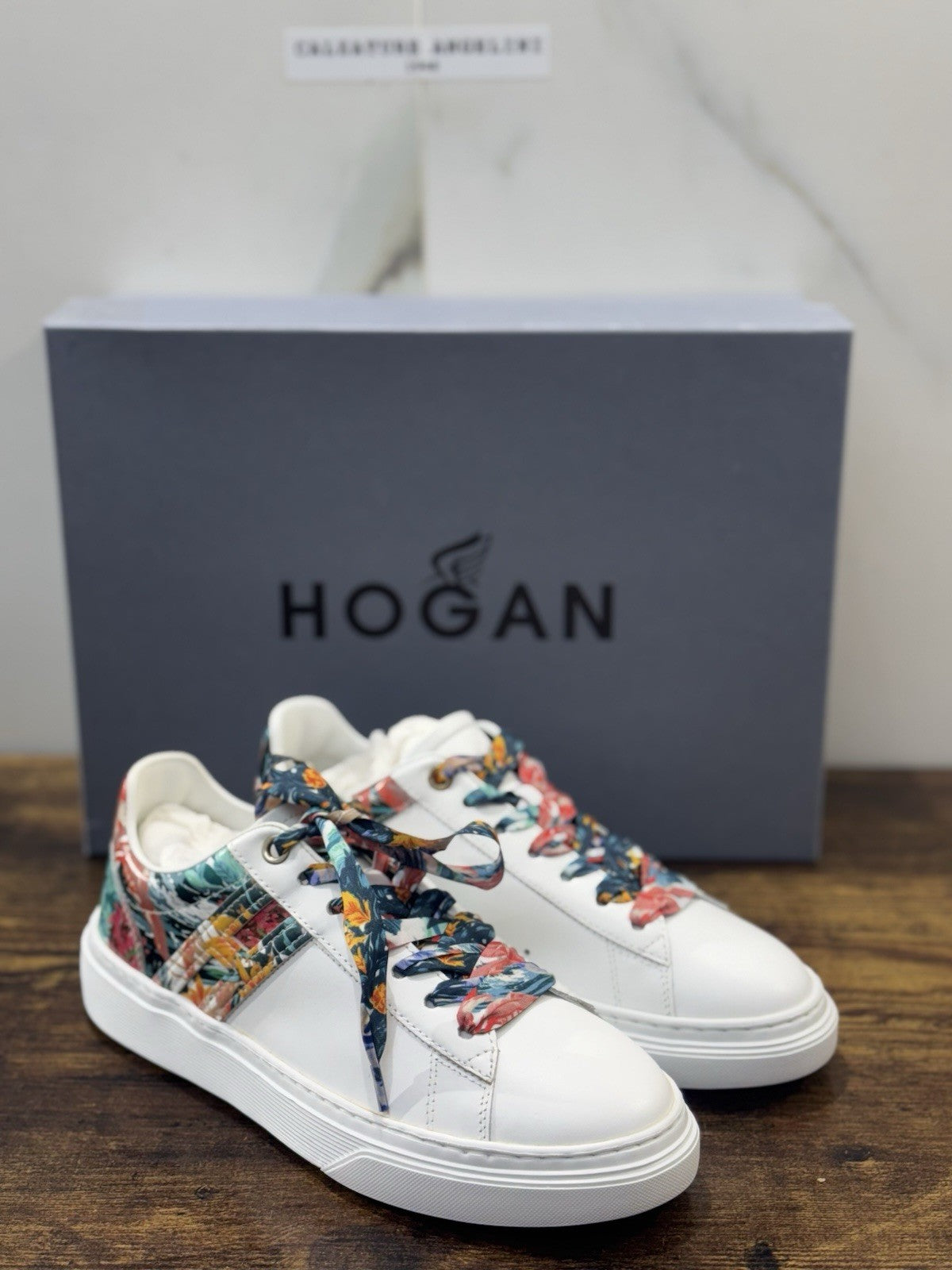 Hogan H365 Sneaker Pelle Bianca Casual Hogan Donna 35