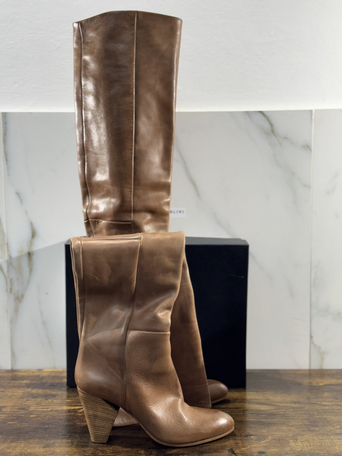 Strategia Stivale Donna Pelle Safari Luxury Woman Boot Strategia 40