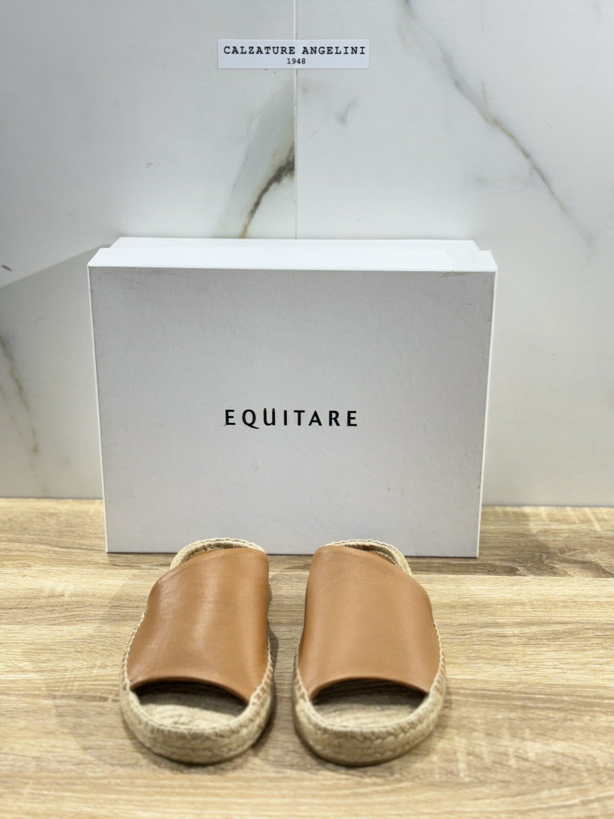 Equitare Sandalo Donna Iris Pelle Cuoio Super Soft Zeppa 36