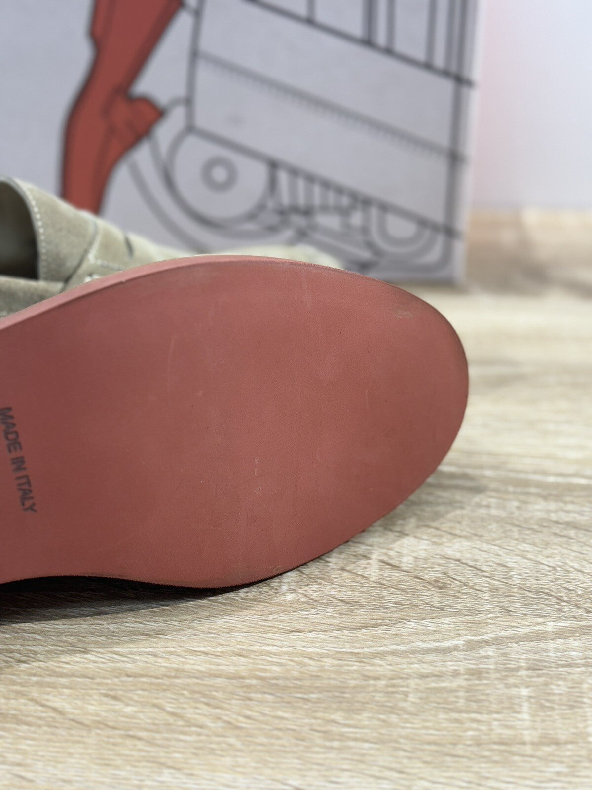 Il Mocassino Scarpa Uomo Suede Deserto Extra Light Handmade In Italy 42