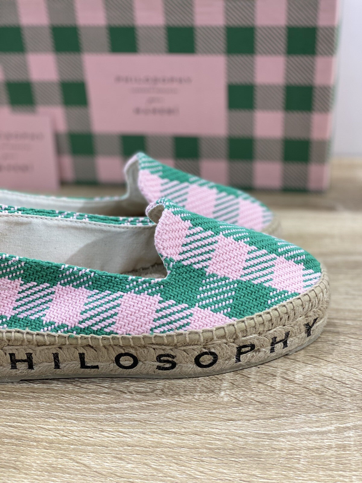 Manebi’ Espadrillas donna limited edition philosophy Verde Rosa 36