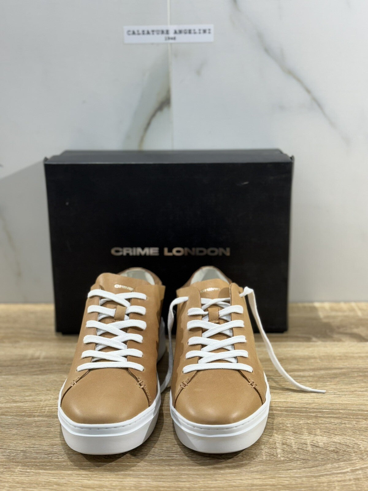 Crime London Sneaker Uomo Low Top Extra Light Pelle Casual Men Shoes 42
