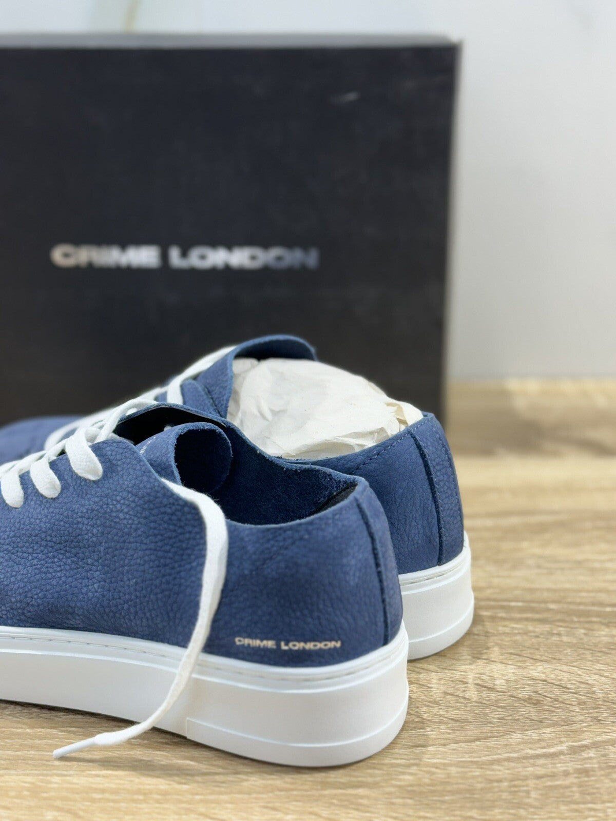 Crime London Sneaker Uomo Low Top Extra Light Pelle Casual Men Shoes 40